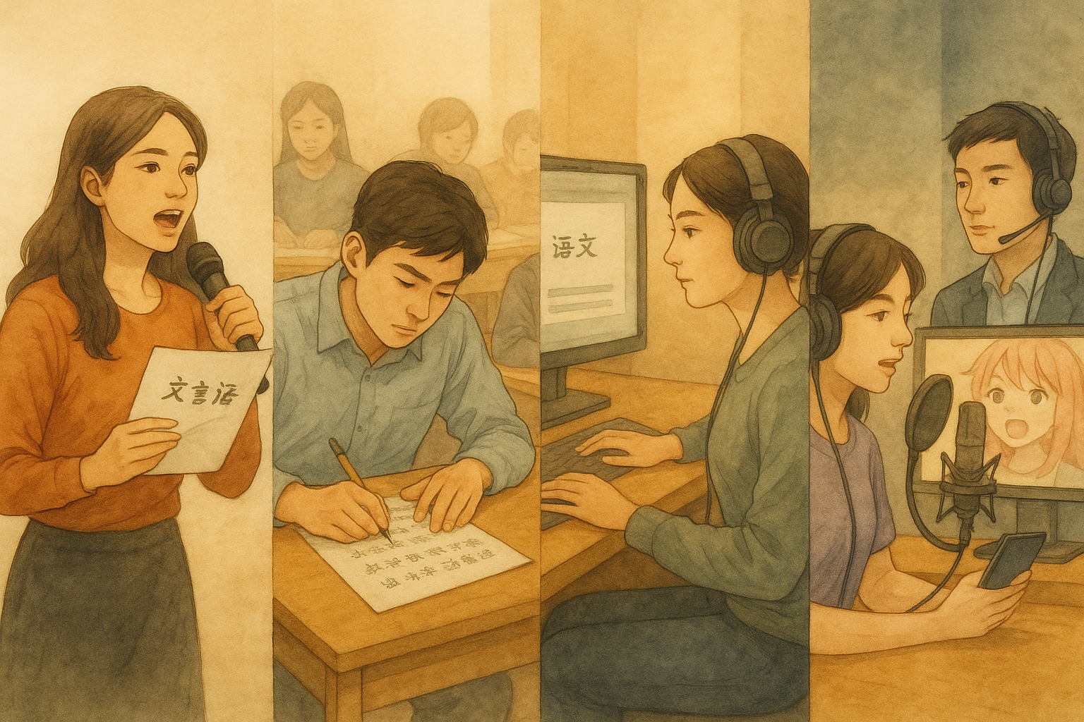 中国語キャリアチャレンジ支援 2025年度 メインビジュアル