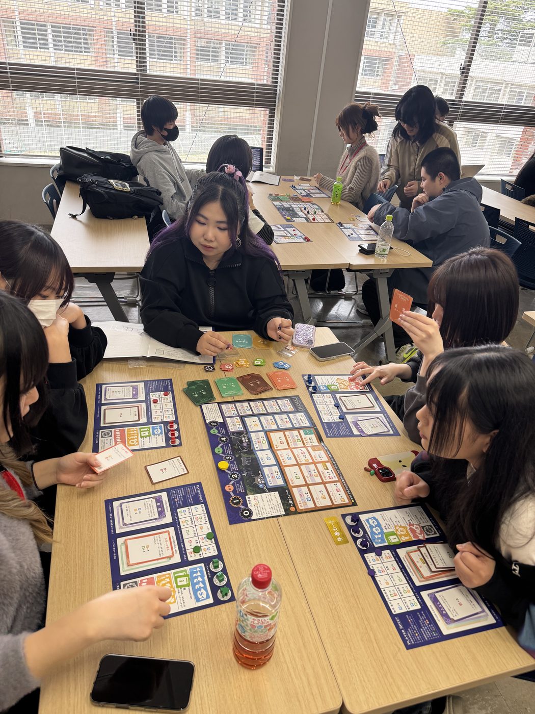 チームで作戦会議。