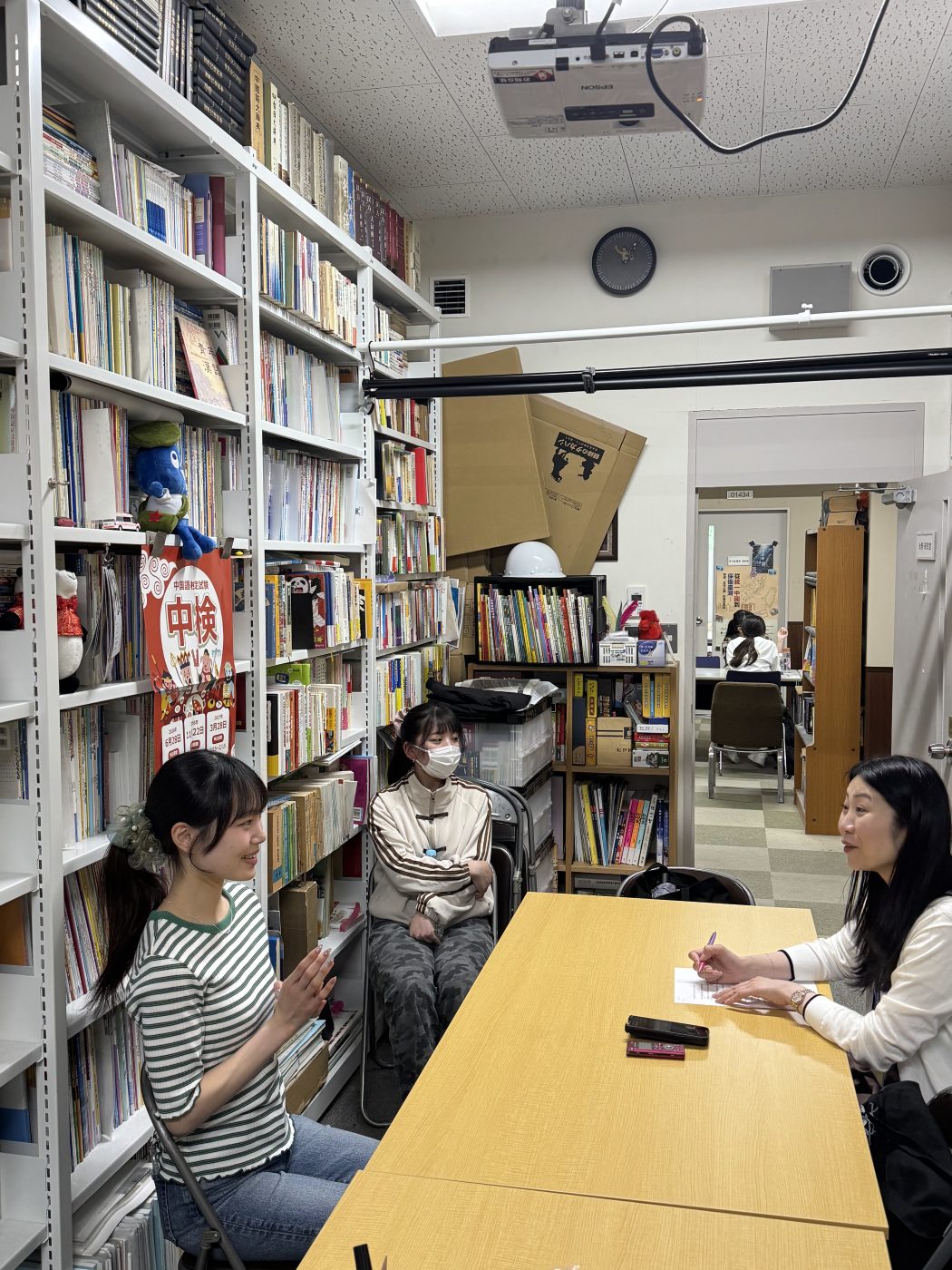 WEB雑誌・留学体験の取材の写真